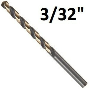 Pro Edge 3/32″ Heavy Duty Black and Gold Jobber Bits