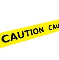 CAUTIONY – Caution tape, Yellow and black 3″ x 1000‘