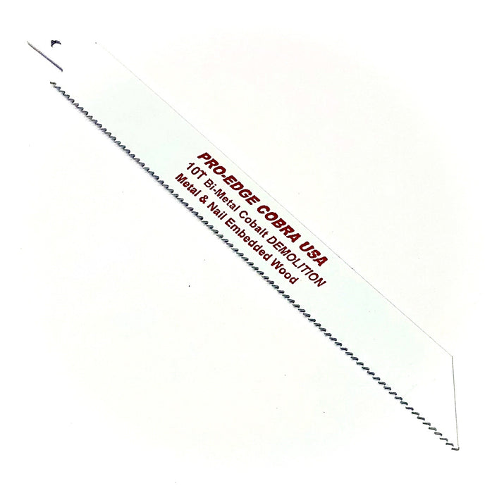 PRO-EDGE 9" x 10-TPI Metal & Wood Demo Reciprocating Blade