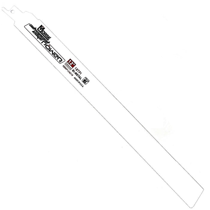 MK Morse Adavanced 1" Tall 12 Inch Demo Heavy Metal 18 TPI Reciprocating Blade