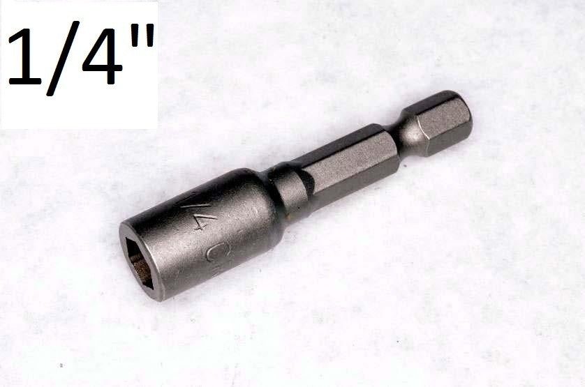 Pro-Edge 1/4″ x 1-3/4″ Magnetic Nut Setters