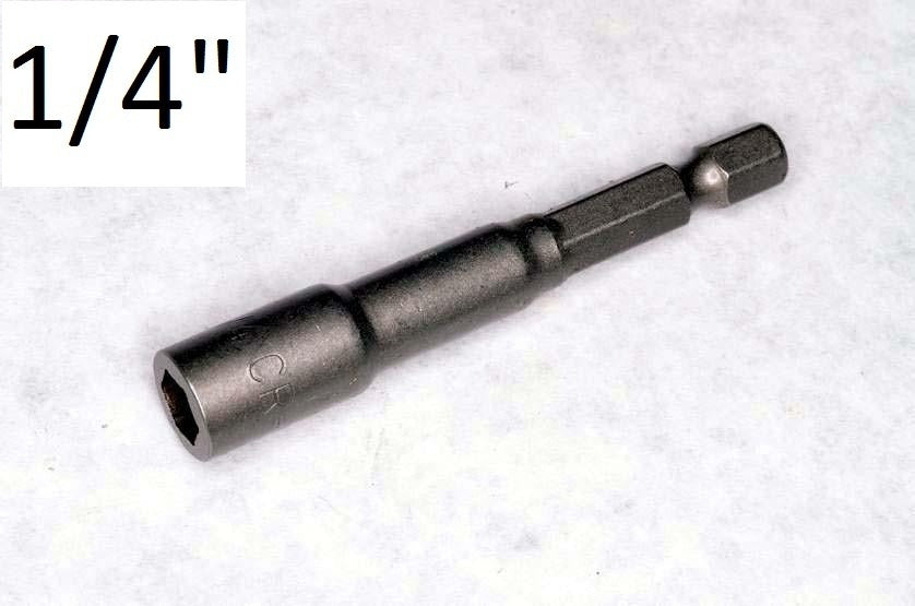 Pro-Edge 1/4″ x 2-9/16″ Magnetic Nut Setters