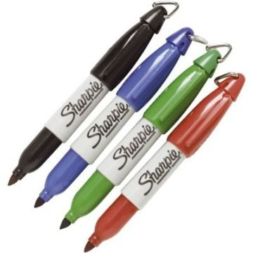 Sharpie Color – lack,Blue,Green,Red Tip – Fine Point Use – detailed lines