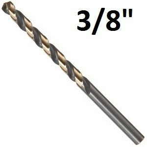 Pro Edge 3/8″ Heavy Duty Black and Gold Jobber Bits