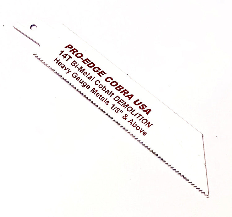 PRO-EDGE 6" x 14-TPI Demo Metal Reciprocating Blade