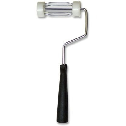 Roller Frame Chrome-plated 5/16 In. shank, Threaded grip, Use with 4″ roller covers