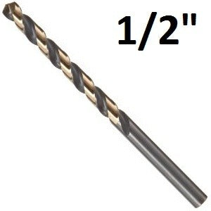 Pro Edge 1/2 ″ Heavy Duty Black and Gold Jobber Bits