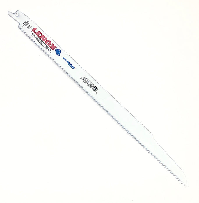 LENOX 12″ x 10 TPI Demo Wood w/ Nails Reciprocating Blade Width: .050″