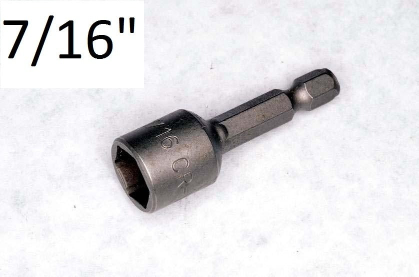 Pro-Edge 7/16″ x 1-3/4″ Magnetic Nut Setters