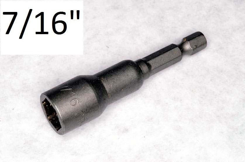 Pro-Edge 7/16″ x 2-9/16″ Magnetic Nut Setters