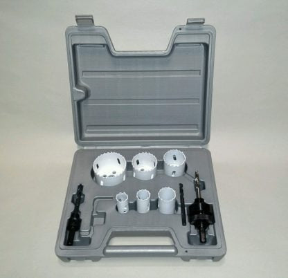 Pro Edge Plumbers Hole Saw Kit w/ Cobalt matrix HSS 3/4" to 2-1/4"