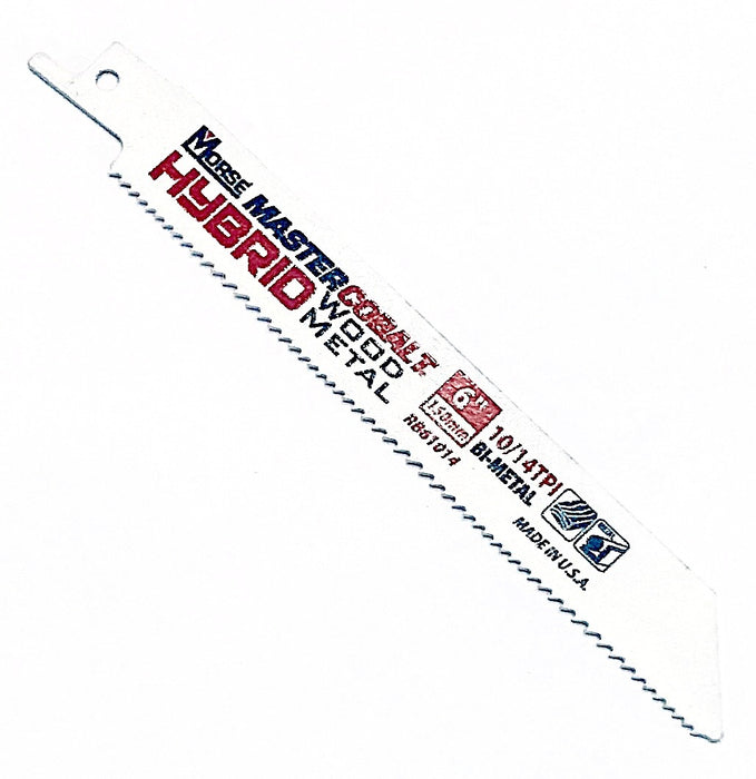 MK Morse 6″ Medium Metal & Wood Blade w/ 10 to 14 TPI Reciprocating Blade
