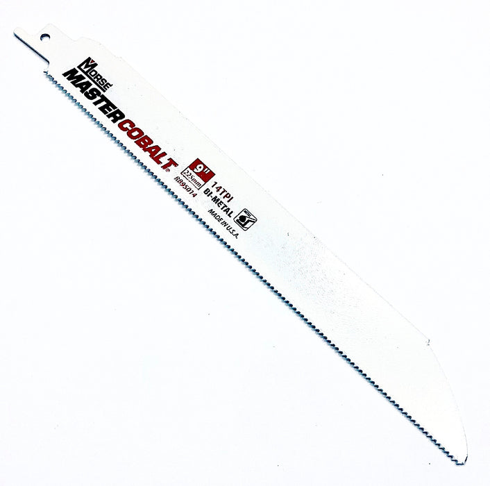 MK Morse Adavanced 1" Tall 9 Inch Demo Heavy Metal 14 TPI Reciprocating Blade