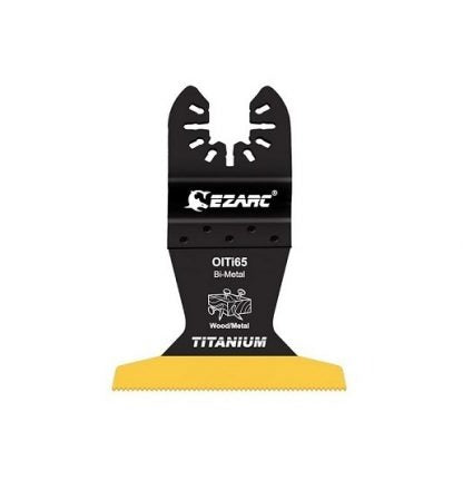 EZARC Wide Titanium Oscillating Multi-Tool Blades for Metal, Wood Nails, Wood, Aluminum, Plastic