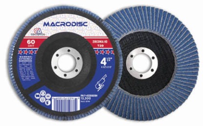 Continental Abrasive Zirconia Flap Discs 4.5″ Grit: 60