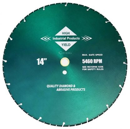 High Yield 14" x 1/8″ Metal King Diamond Blade