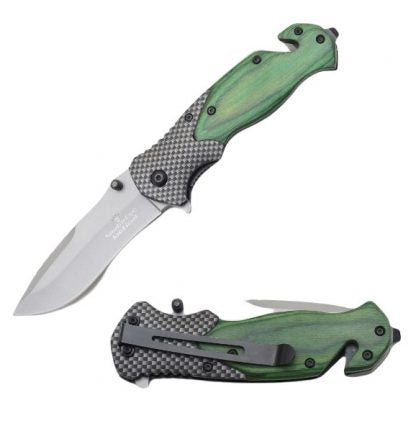 SE-1195GN – Snake Eye Spring Sssisted Knife