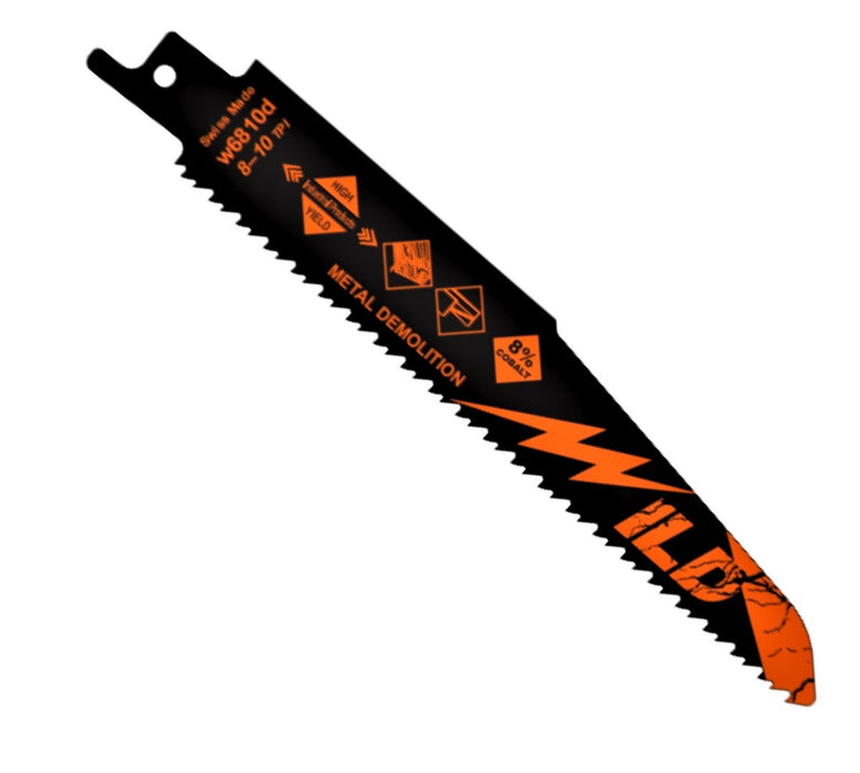 High Yield ″ Wild Tall Heavy Metal & Wood w/ Nails Demo 8 to 10 TPI Reciprocating Blade
