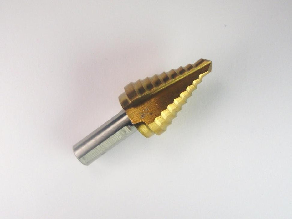 Uni-Bits (1 Step) Makes Holes: 7/8″ for 1/2″ Conduit