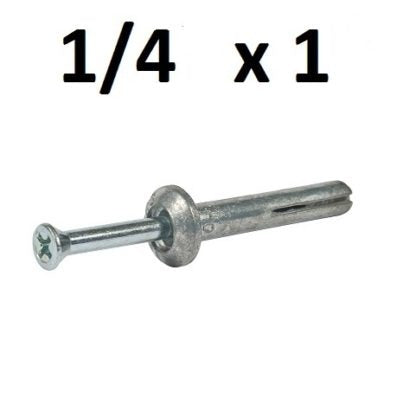 Powers Fasteners Width – 1/4″ Length – 1″