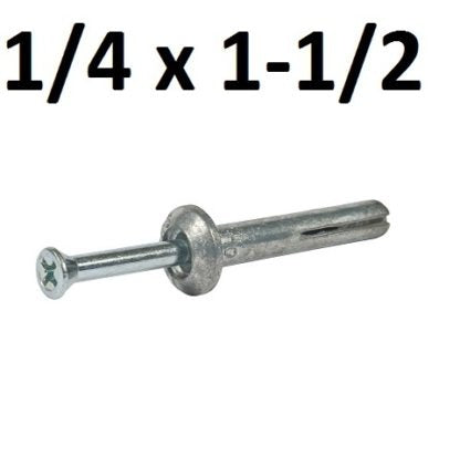 Powers Fasteners Width – 1/4″ Length – 1/2″
