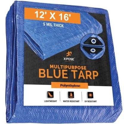 Blue Tarp 12′ x 16′