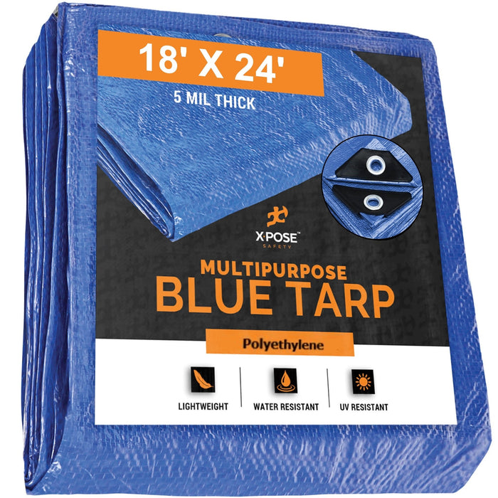 Blue Tarp 16′ x 20′