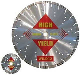 High Yield Wild 12" Inch Premium Diamond Blade