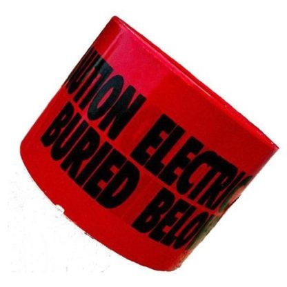 RED61000ND – Red 6″ Non-Detectable Tape “Electric Line Buried below”