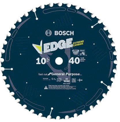 Bosch EDGE Circ Blade 10″ 40 tooth