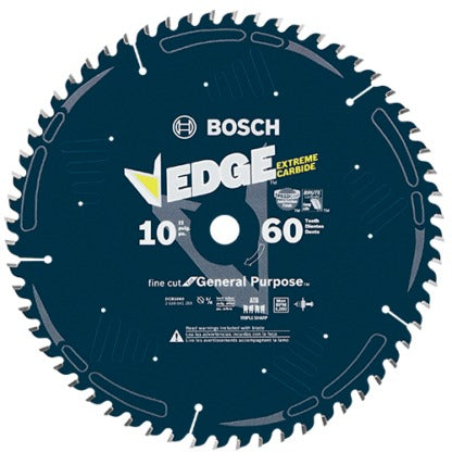 Bosch EDGE Circ Blade 10″ 60 tooth