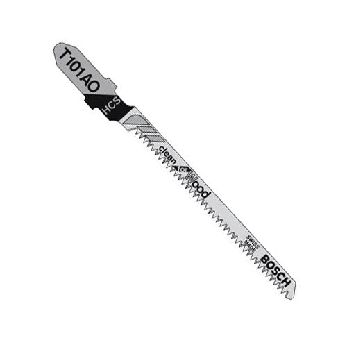 Bosch T101AO Jigsaw Blade 20 TPI HCS — Splinter-Free Curved Cuts in Laminate & Wood