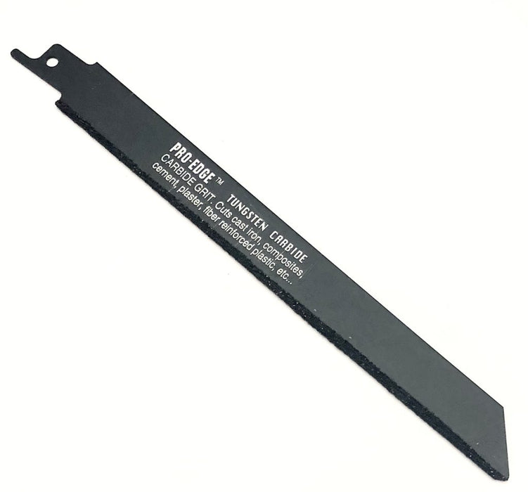 PRO-EDGE SYG037800 8" Carbide Grit Reciprocating Saw Blade