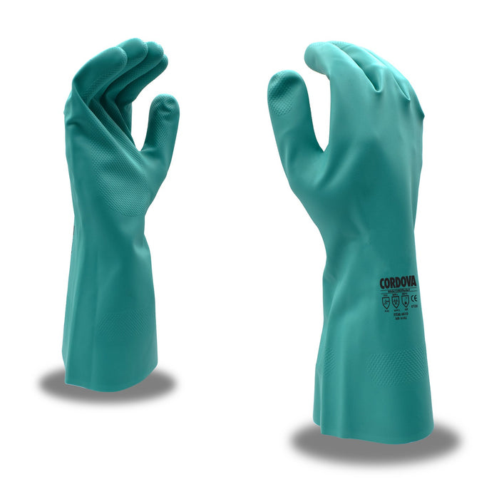 Cordova Green 22 Mil 18-Inch Supported Nitrile Gloves – Sizes M, L, XL, 2XL