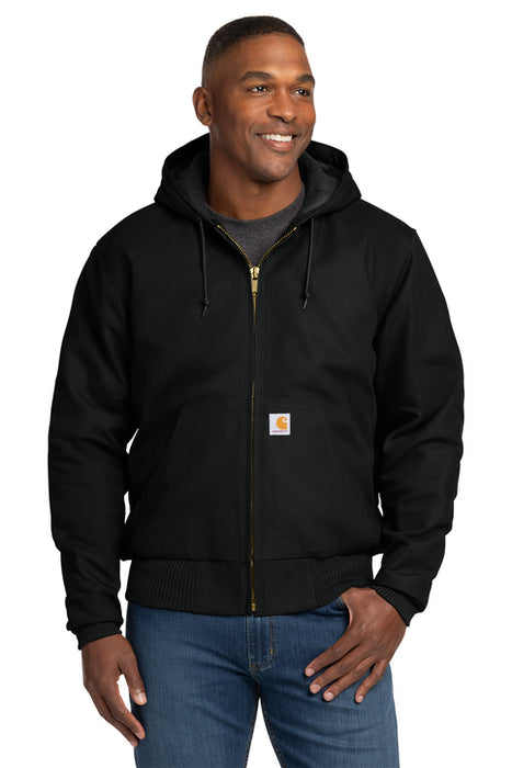 Carhartt Tall Quilted-Flannel-Lined Duck Active Jac