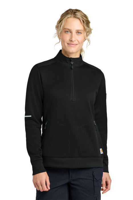 Carhartt® Women's FLD & RSCU 1/2-Zip Mid-Layer CTC82912