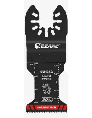 EZARC EZ801401 General Purpose Carbide Oscillating Multi-Tool Blade (3-Pack)