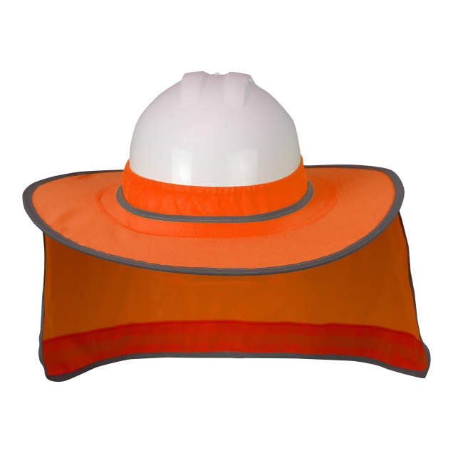 Radians RHHS-010 Collapsible Hard Hat Shade — Hi-Vis Orange