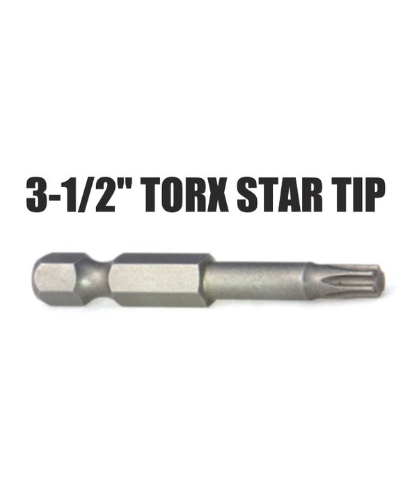 Pro-Edge T20 TORX Star Tip Power Insert Bit 3-1/2"