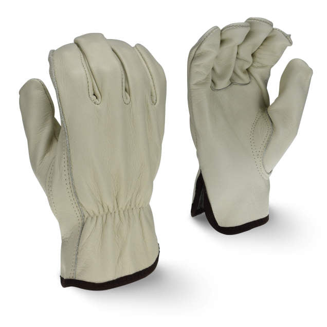 Radians RWG4220 Standard Grain Cowhide Leather Driver Glove with Keystone Thumb