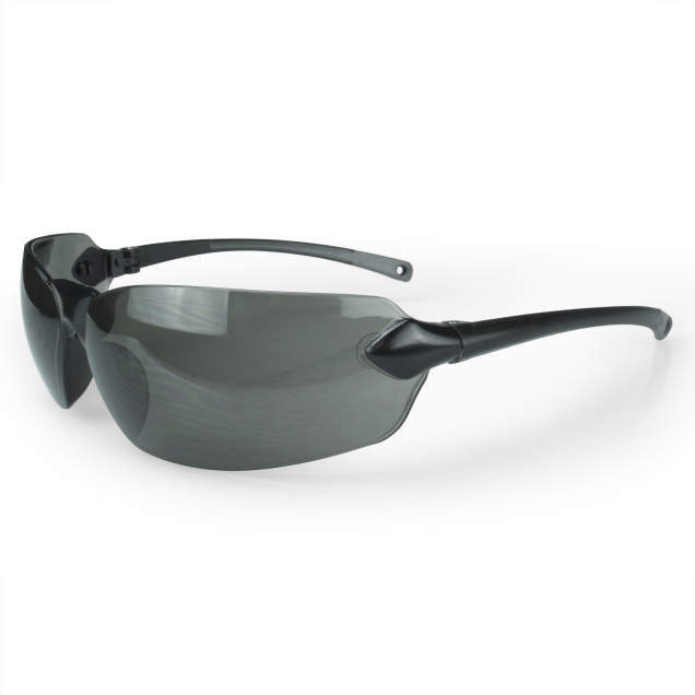 Radians BAL1 Balsamo Safety Eyewear Smoke Anti-Fog Lens Black Frame