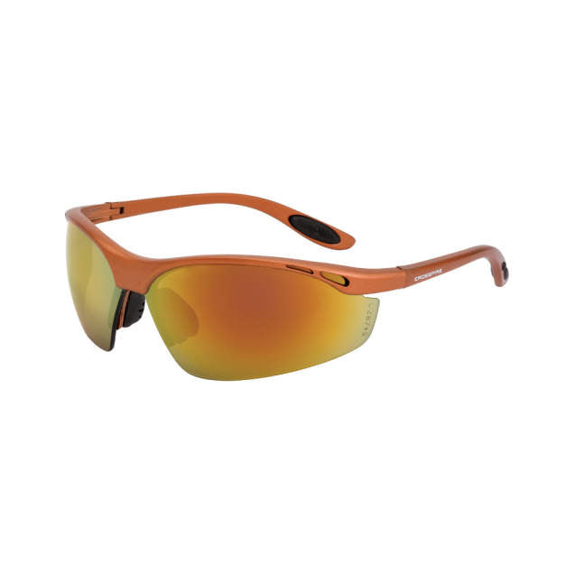 Crossfire 119 Talon Performance Safety Eyewear Red Mirror Lens Copper Frame