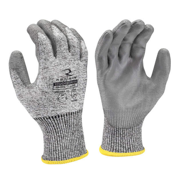 Radians RWG572 HPPE/Polyester Shell A4 Cut Level Polyurethane Palm Dip Glove