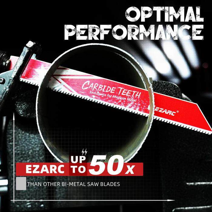 EzArc 9" x 8 TPI Carbide Reciprocating Blade
