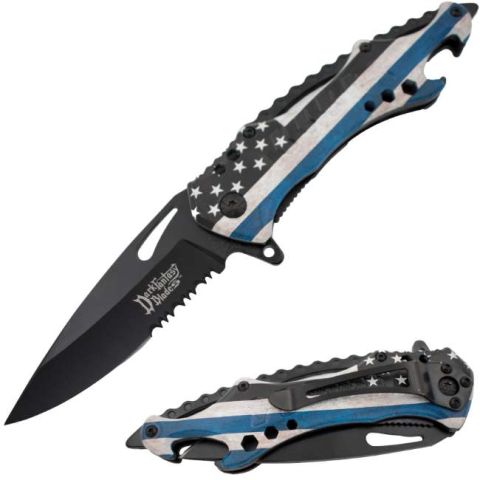 Dark Fantasy DF-GB-088P Spring Assisted Folding Knife Knives Cutting Tools