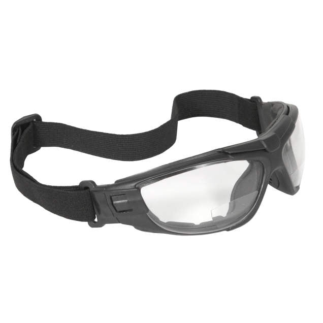 Radians CTB1 Cuatro 4-in-1 Foam-Lined Magnifier Safety Eyewear Clear AF Lens 2.0 Diopter