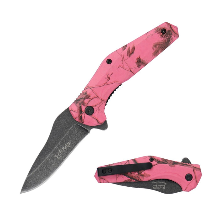 Elk Ridge ER-A2008DPK Spring Assisted Folding Knife Knives Cutting Tools