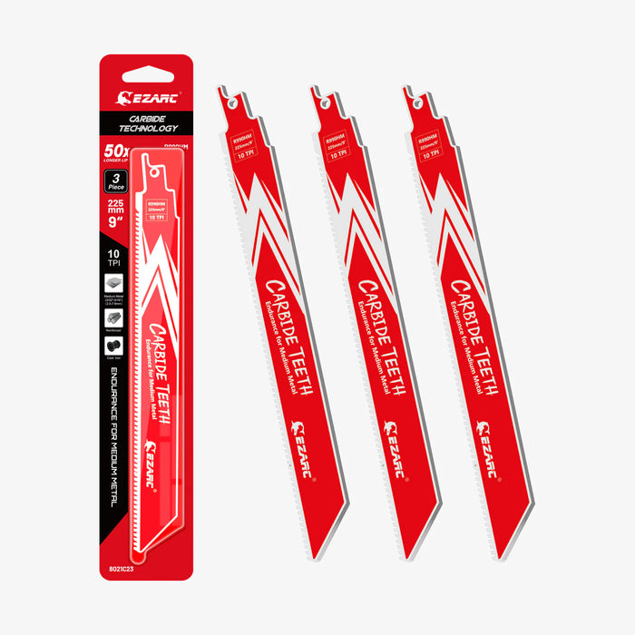 EzArc 9" x 8 TPI Carbide Reciprocating Blade
