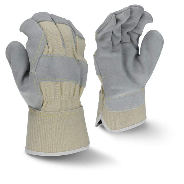 Radians RWG3400W Side Split Cowhide Leather Palm Work Glove with Safety Cuff