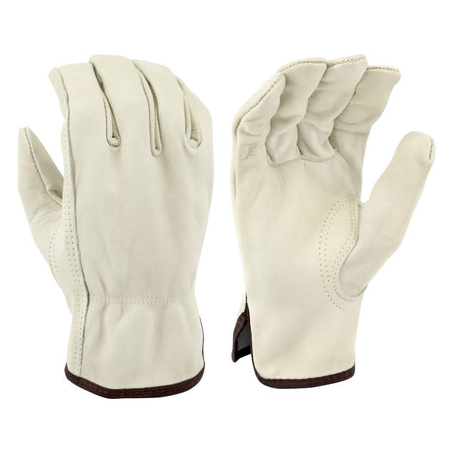 Radians RWG4127 Value Grain Cowhide Leather Driver Glove with Keystone Thumb